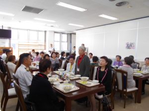 徳島県防衛協会女性部役員の皆様との交流昼食会