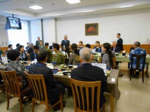 香川県出身隊員との体験喫食